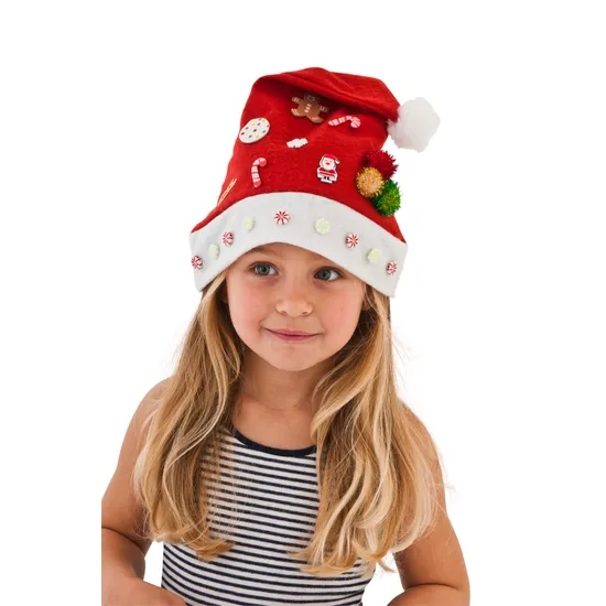 Felt Santa Hat - Pack of 10 - Modern Teaching Aids NZ