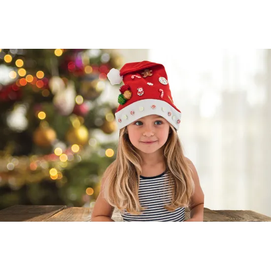 Felt Santa Hat - Pack of 10 - Modern Teaching Aids NZ