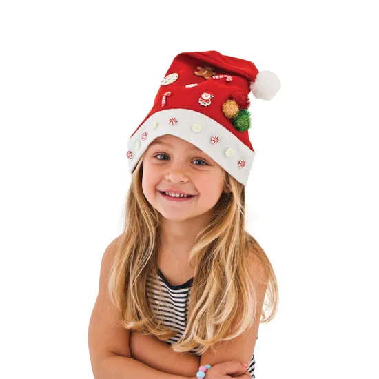 Felt Santa Hat - Pack of 10 - Modern Teaching Aids NZ