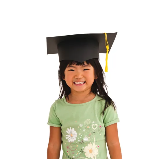 Black Paper Graduation Hat - Pack of 20 - Modern Teaching Aids NZ