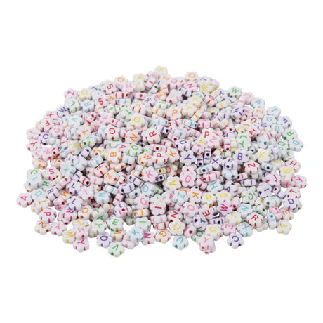 Flower Alphabet Beads - 200 g - Modern Teaching Aids NZ