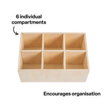 Wooden Desk Caddy - Modern Teaching Aids NZ