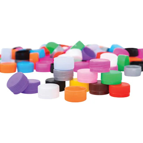 Plastic Bottle Tops - Pack of 100 - Modern Teaching Aids NZ