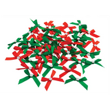 Satin Christmas Bows - Pack of 50 - Modern Teaching Aids NZ