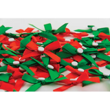 Satin Christmas Bows - Pack of 50 - Modern Teaching Aids NZ