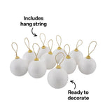 Creatistics Decofoam Baubles with Cord- Pack of 10 - Modern Teaching Aids NZ