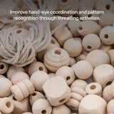 Natural Wooden Beads - Pack of 300 - Modern Teaching Aids NZ