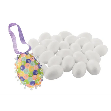 Decofoam Eggs 7cm - Pack of 25 - Modern Teaching Aids NZ