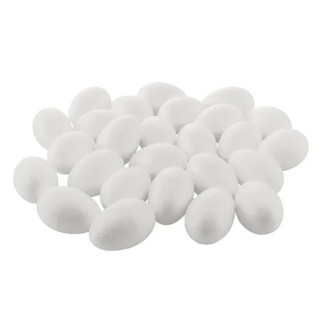 Decofoam Eggs 7cm - Pack of 25 - Modern Teaching Aids NZ