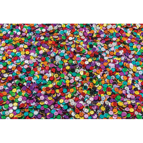 Cup Sequins Pack Multicoloured - 8mm 1kg - Modern Teaching Aids NZ