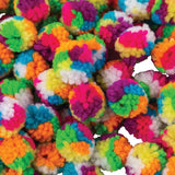 Rainbow Pom Poms - Pack of 80 - Modern Teaching Aids NZ