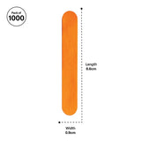 Paddle Pop Sticks Multicoloured 66 mm- Pack of 1000 - Modern Teaching Aids NZ