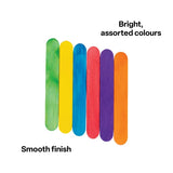 Paddle Pop Sticks Multicoloured 66 mm- Pack of 1000 - Modern Teaching Aids NZ
