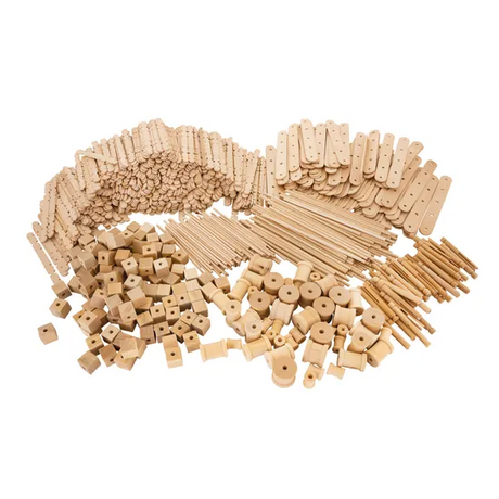 Construction Value Pack Natural - Pack of 1000 - Modern Teaching Aids NZ