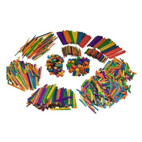 Construction Value Pack Multicoloured Pack of 1000 - Modern Teaching Aids NZ