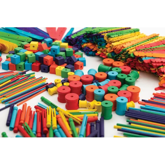 Construction Value Pack Multicoloured Pack of 1000 - Modern Teaching Aids NZ