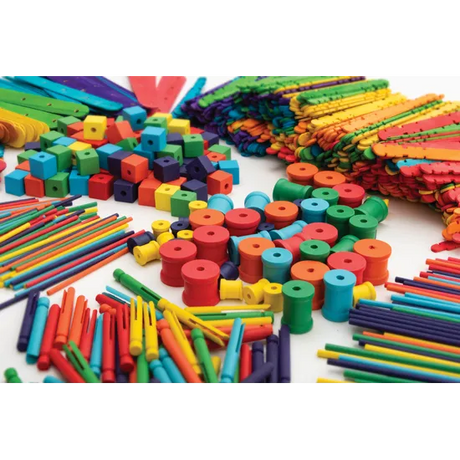 Construction Value Pack Multicoloured Pack of 1000 - Modern Teaching Aids NZ