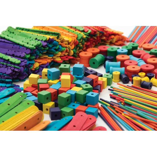 Construction Value Pack Multicoloured Pack of 1000 - Modern Teaching Aids NZ