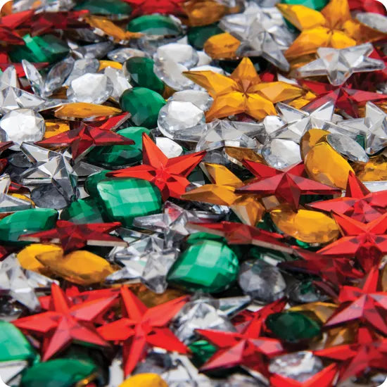 Christmas Rhinestones - 150 g - Modern Teaching Aids NZ