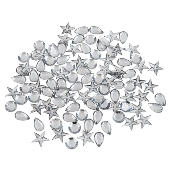 Silver Rhinestones - Pack of 100 - Modern Teaching Aids NZ