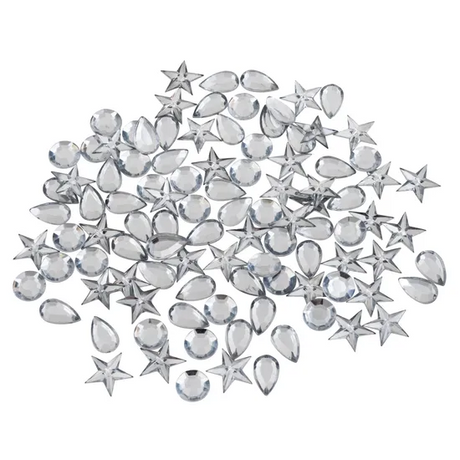 Silver Rhinestones - Pack of 100 - Modern Teaching Aids NZ