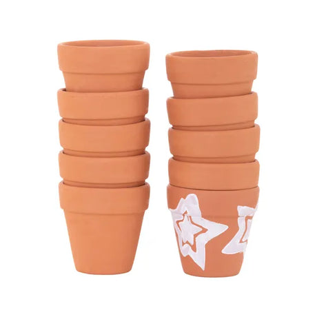 Terracotta Plant Pot - Pack of 10 - Modern Teaching Aids NZ