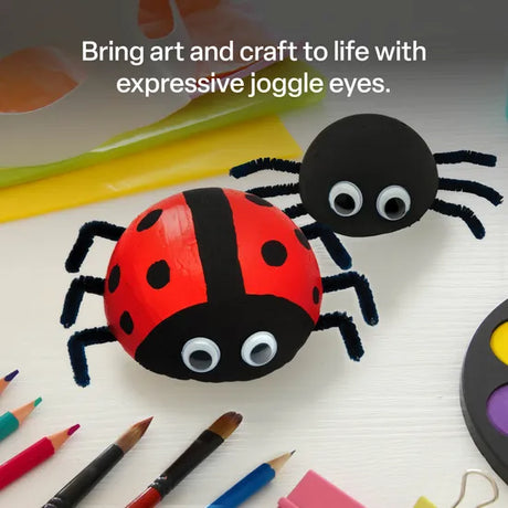 Adhesive Joggle Eyes - Pack of 100 - Modern Teaching Aids NZ