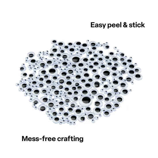 Adhesive Joggle Eyes - Pack of 100 - Modern Teaching Aids NZ