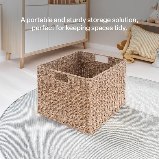 Seagrass Storage Basket Large - Modern Teaching Aids NZ