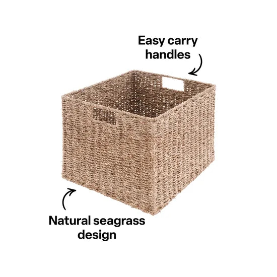 Seagrass Storage Basket Large - Modern Teaching Aids NZ