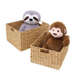 Water Hyacinth Storage Baskets - Set of 2
