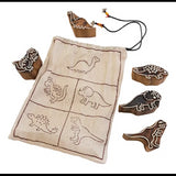 Dinosaur Block Print Stamps - Set of 5 - Modern Teaching Aids NZ