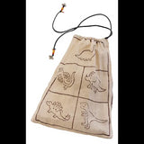 Dinosaur Block Print Stamps - Set of 5 - Modern Teaching Aids NZ