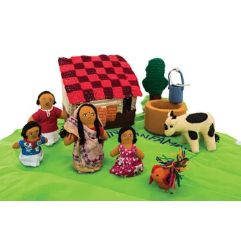 Fair Trade - Indian Village Play Set - 11pcs - Modern Teaching Aids NZ