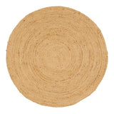 Fair Trade Chindi Natural Rug - 150 cm (dia.)