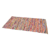 Fair Trade Durrie Woven Recycled Rug - 180 (L) x 100 (W) cm - Modern Teaching Aids NZ