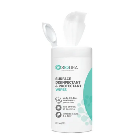 Siqura Surface Disinfectant  Wipes PK 80 - Modern Teaching Aids NZ