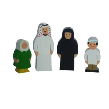 Arabic Block Family - 4pc - Modern Teaching Aids NZ