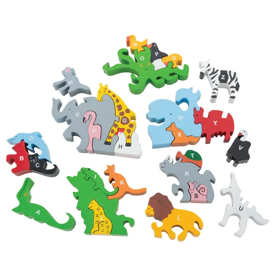 Animal Alphabet Puzzle 26 Pieces - Modern Teaching Aids NZ
