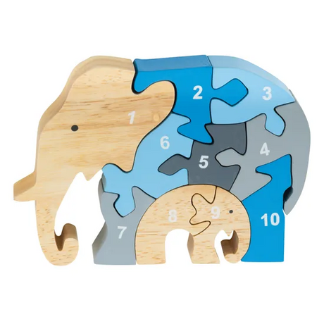 Number Elephant Family Puzzle - Modern Teaching Aids NZ