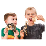 Wild Animals in Natural Wood - 20 Pieces - Modern Teaching Aids NZ