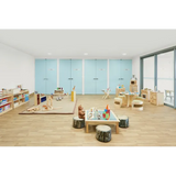 MTA Spaces - Wooden Log Pouf - 30dia x 20 cm - Pack of 4 - Modern Teaching Aids NZ