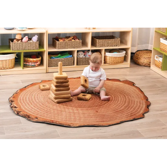 MTA Spaces - Log Mat & Pouf Kit - 5 pieces - Modern Teaching Aids NZ