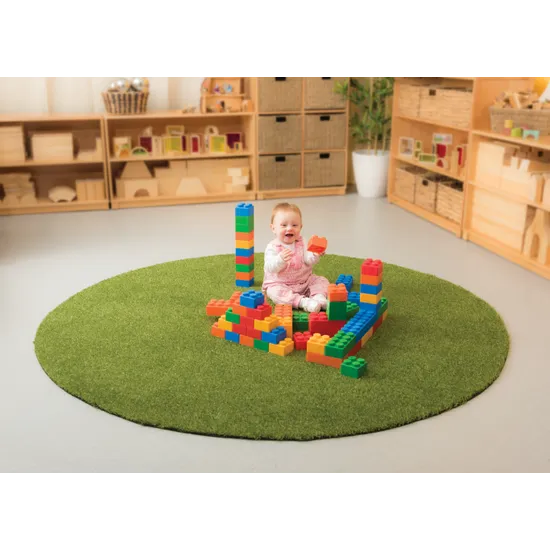 Grass Rug - Circle - 2 m (dia.) - Modern Teaching Aids NZ