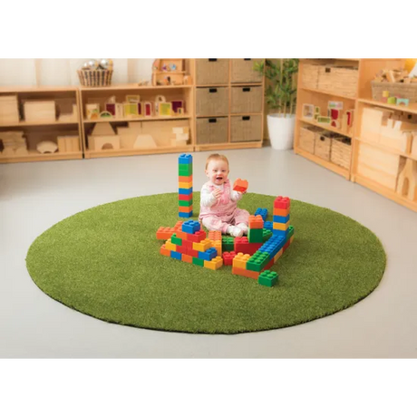 Grass Rug - Circle - 2 m (dia.) - Modern Teaching Aids NZ