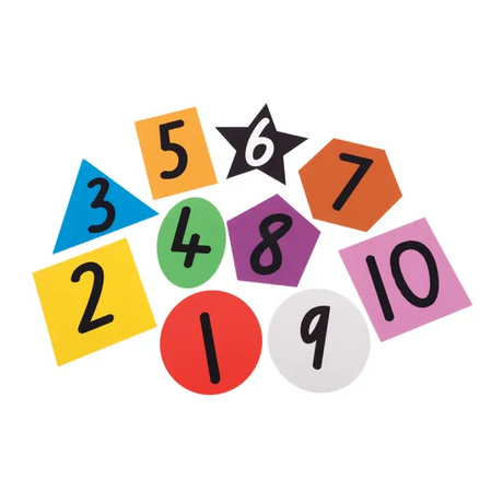 Teachables Shapes and Numbers Toss Mats - Gross Motor Maths Play - Modern Teaching Aids NZ