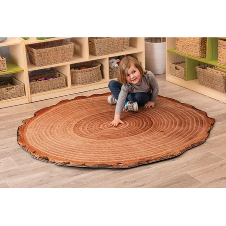 Extra Large Wooden Log Floor Mat - 150cm - Modern Teaching Aids NZ