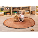 Extra Large Wooden Log Floor Mat - 150cm - Modern Teaching Aids NZ