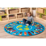 Multicultural Children Floor Mat - 150cm - Modern Teaching Aids NZ