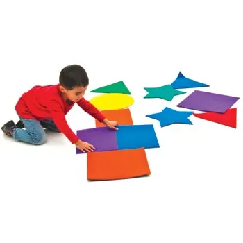 Coloured Carpet Shapes - 30 Pieces - Modern Teaching Aids NZ